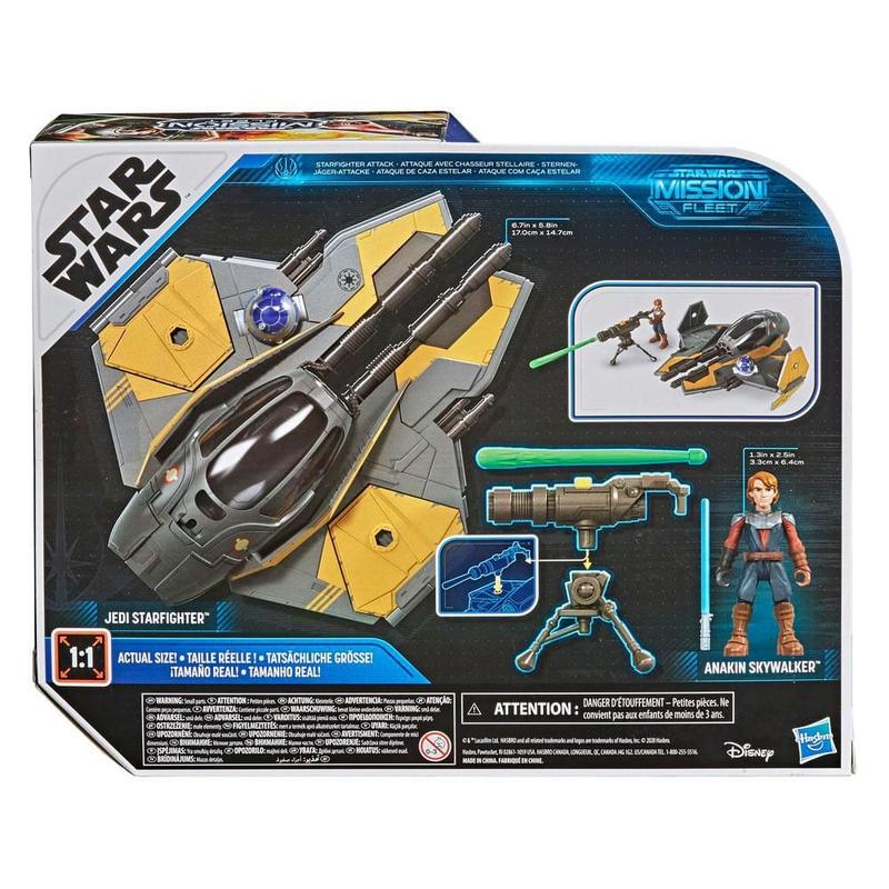 Star Wars Mission Fleet Anakin Skywalker Starfighter -Hasbro